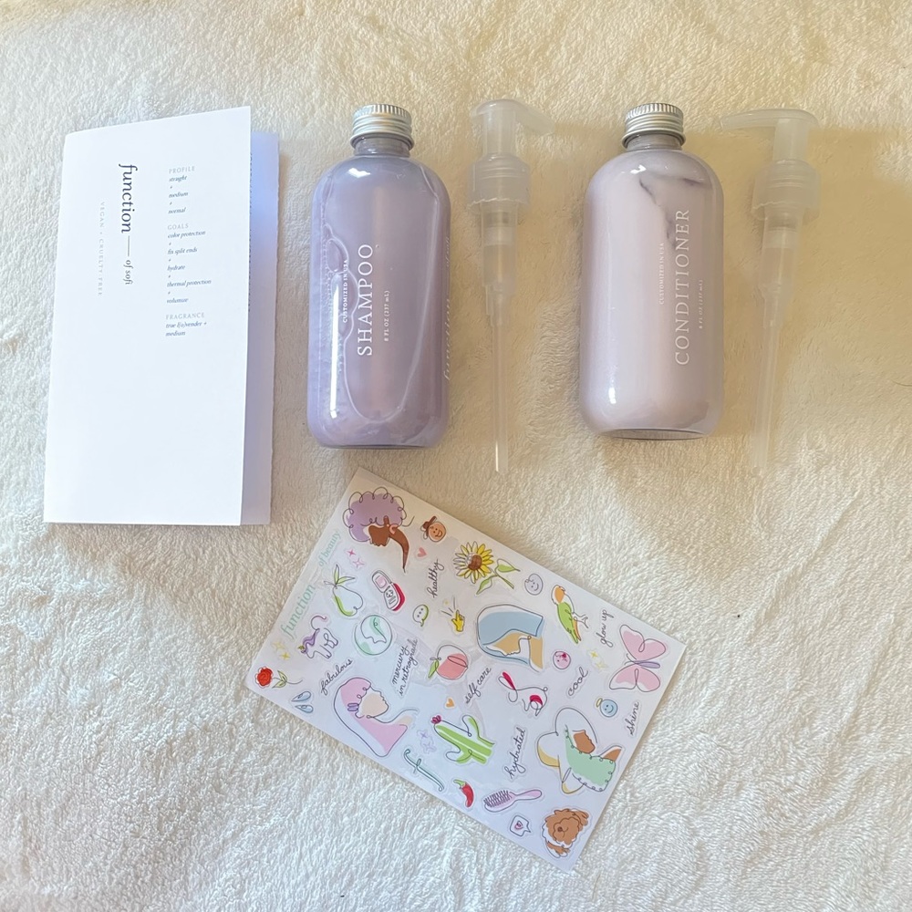 - Function Of Beauty Shampoo & Conditoner